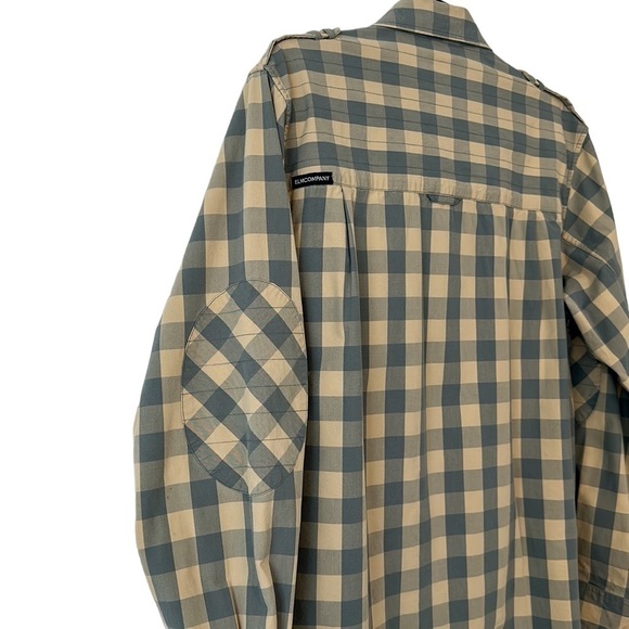 Elm Company Buffalo Plaid Zipper / Button Up Shirt Jacket - Size Large - Picture 4 of 15